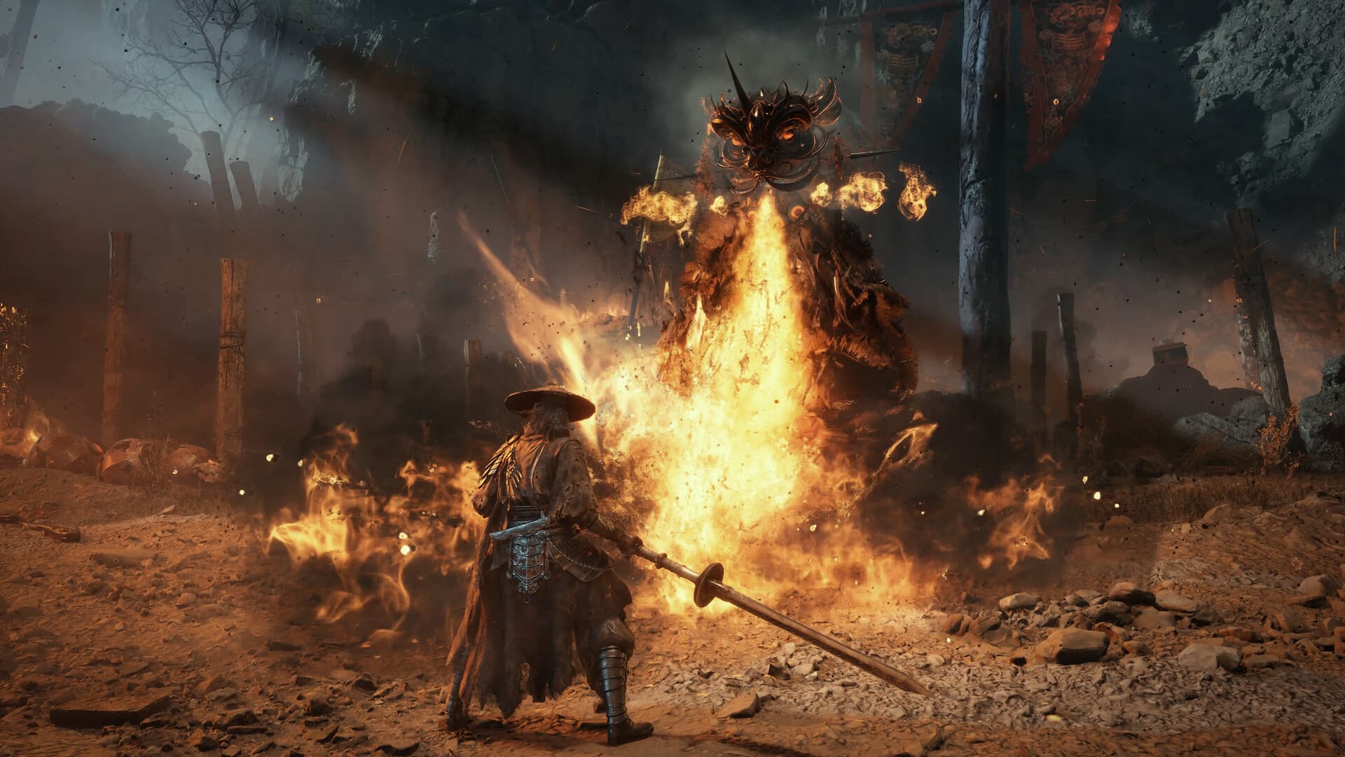 Phantom Blade Zero : grande ville du Wulin sous la pluie