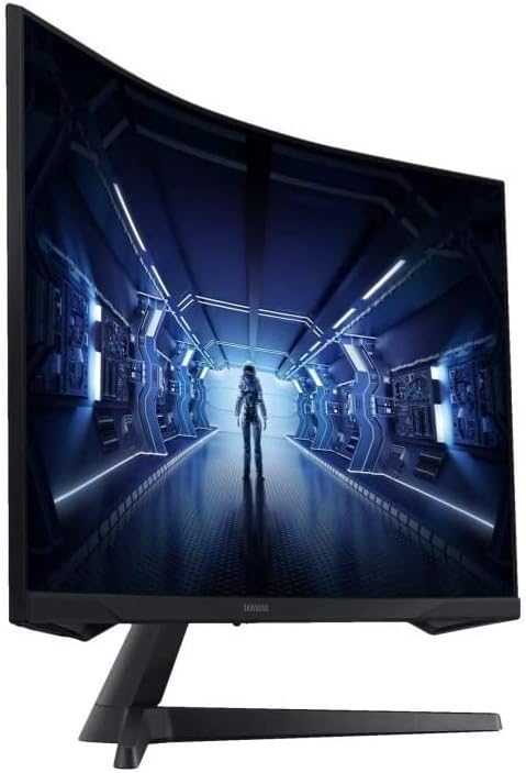 Samsung Odyssey G5 — 27" QHD incurvé — 144 Hz — 1 ms — FreeSync Premium — HDMI / DP — photo produit Amazon