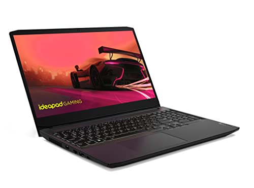 Lenovo IdeaPad Gaming 3 Gen 6 - Ordenador Portátil 15.6" FullHD 60Hz (AMD Ryzen 5 5600H, 8GB RAM, 256GB SSD, NVIDIA GeForce GTX 1650 4GB GDDR6, FreeDOS) Negro - Teclado QWERTY Portugués (82K201L0PG)