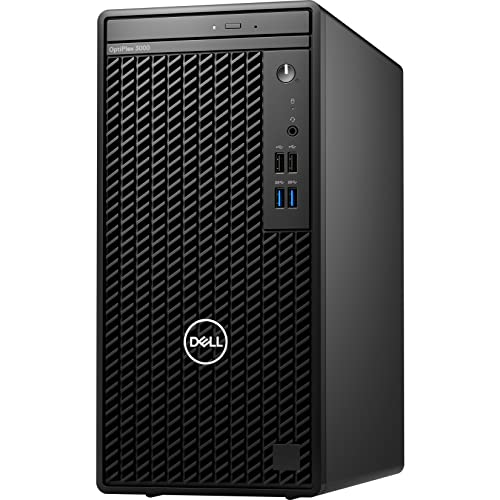 Dell OptiPlex 3000 Desktop Computer - Intel Core i5 12th Gen i5-12500 Hexa-core (6 Core) 3 GHz - 16 GB RAM DDR4 SDRAM - 512 GB M.2 PCI Express NVMe 3.0 x4 SSD - Tower - Black