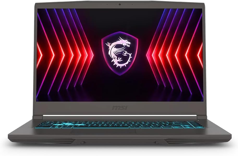 msi Laptop delgada para juegos 15 | 15.6 pulgadas FHD IPS 144Hz | Intel 8-Core i5-13420H (> i7-12650H) | 16GB RAM 512GB SSD | GeForce RTX 4050 6GB | Teclado retroiluminado tipo C Wi-Fi 6E Win11 Pro