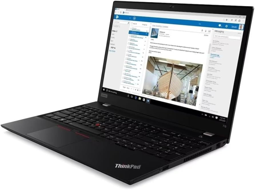 Lenovo ThinkPad T15 Gen 1 15,6 tum 1920 x 1080 Full HD Intel Core i7 10510U 512 GB SSD-hårddisk 32 GB minne Windows 11 Pro Fingerprint webbkamera bärbar dator (renoverad)