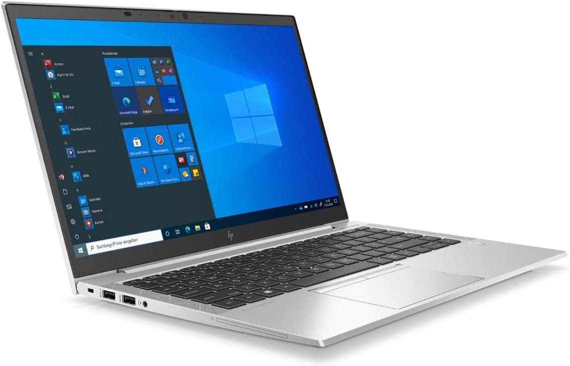 HP EliteBook 840 G8 14 tum 1920 x 1080 Full HD Intel Core i5 1145G7 256 GB SSD-hårddisk 16 GB minne Microsoft Windows 11 Pro Webbkamera bärbar dator (renoverad)