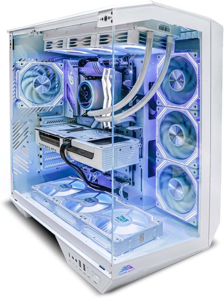 TRUE NORT HyperVault Obsidian White — tour gaming, refroidissement, Windows (AE)