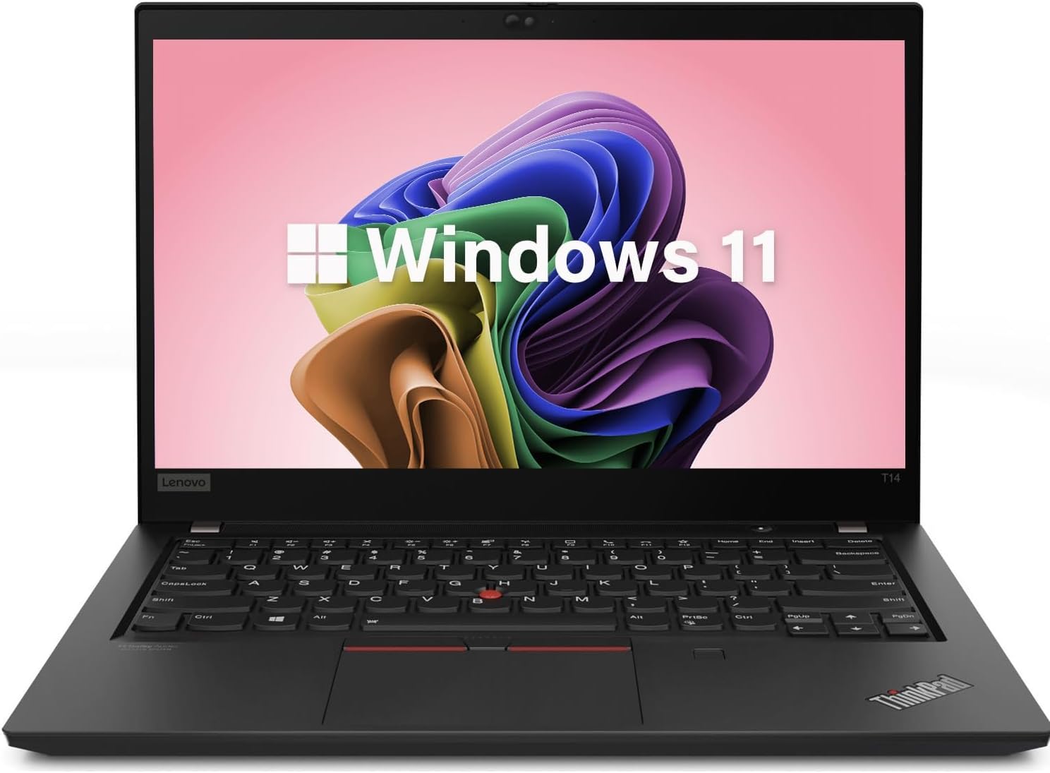 Lenovo Thinkpad T14 Gen 2 Laptop, 14-Inch FHD, Intel Core i5-1145G7, 16GB RAM, 512GB SSD, US QWERTY Keyboard, Windows 11 Pro (Renewed)