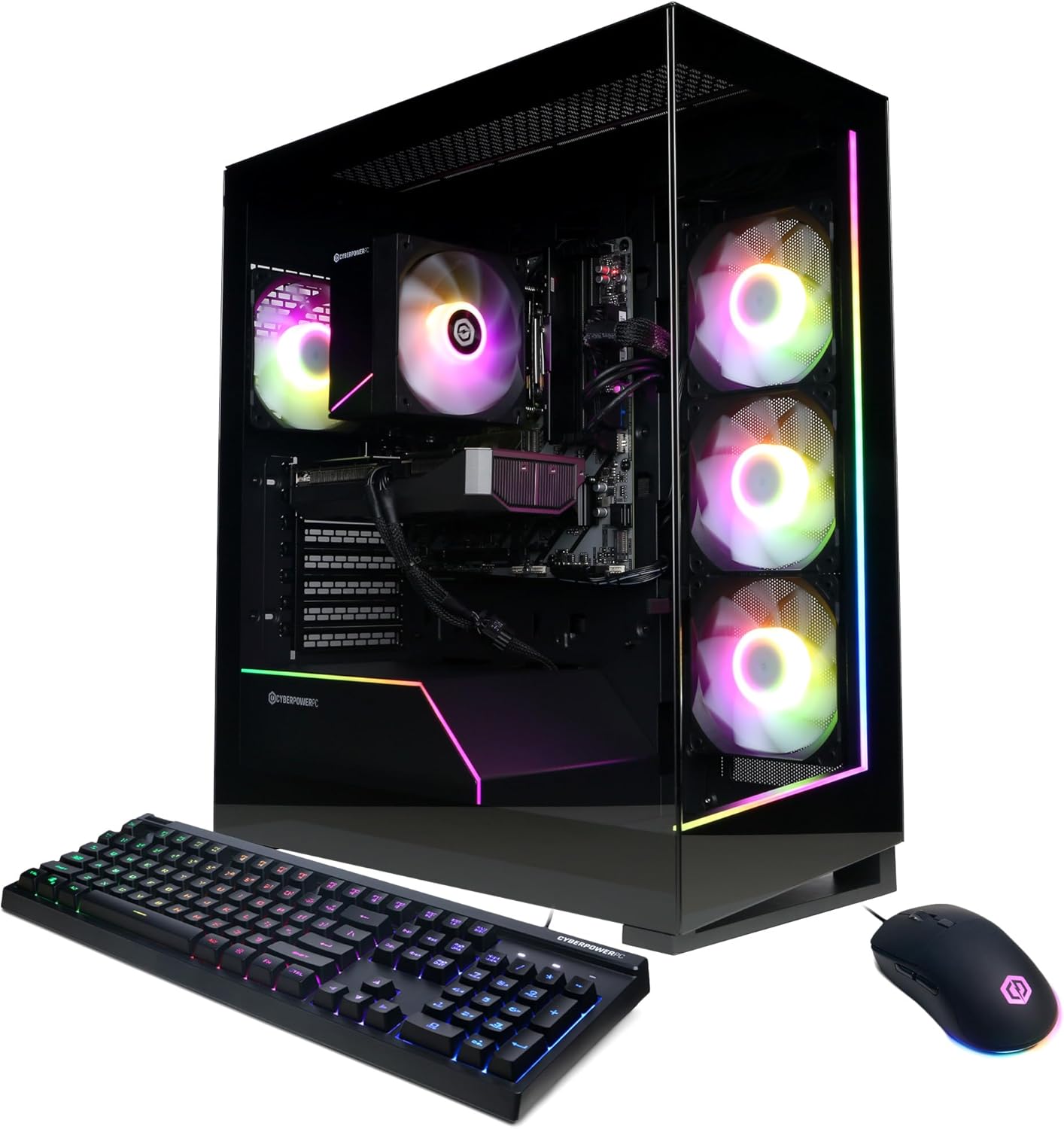 CyberPowerPC Gamer Master Gaming PC, AMD Ryzen 7 8700F 4.1GHz, GeForce RTX 5060 Ti 8GB, 16GB DDR5, 1TB PCIe 4.0 SSD, WiFi Ready &amp; Windows 11 Home (GMA2900A3)