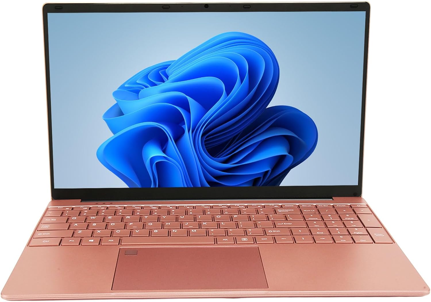 15,6 Inch Laptop, Gaminglaptop, Celeron N5095-processor, LPDDR4 16 GB, IPS HD-scherm, 2,4G/5G WIFI, Bluetooth, Webcam, Toetsenbord met Achtergrondverlichting,