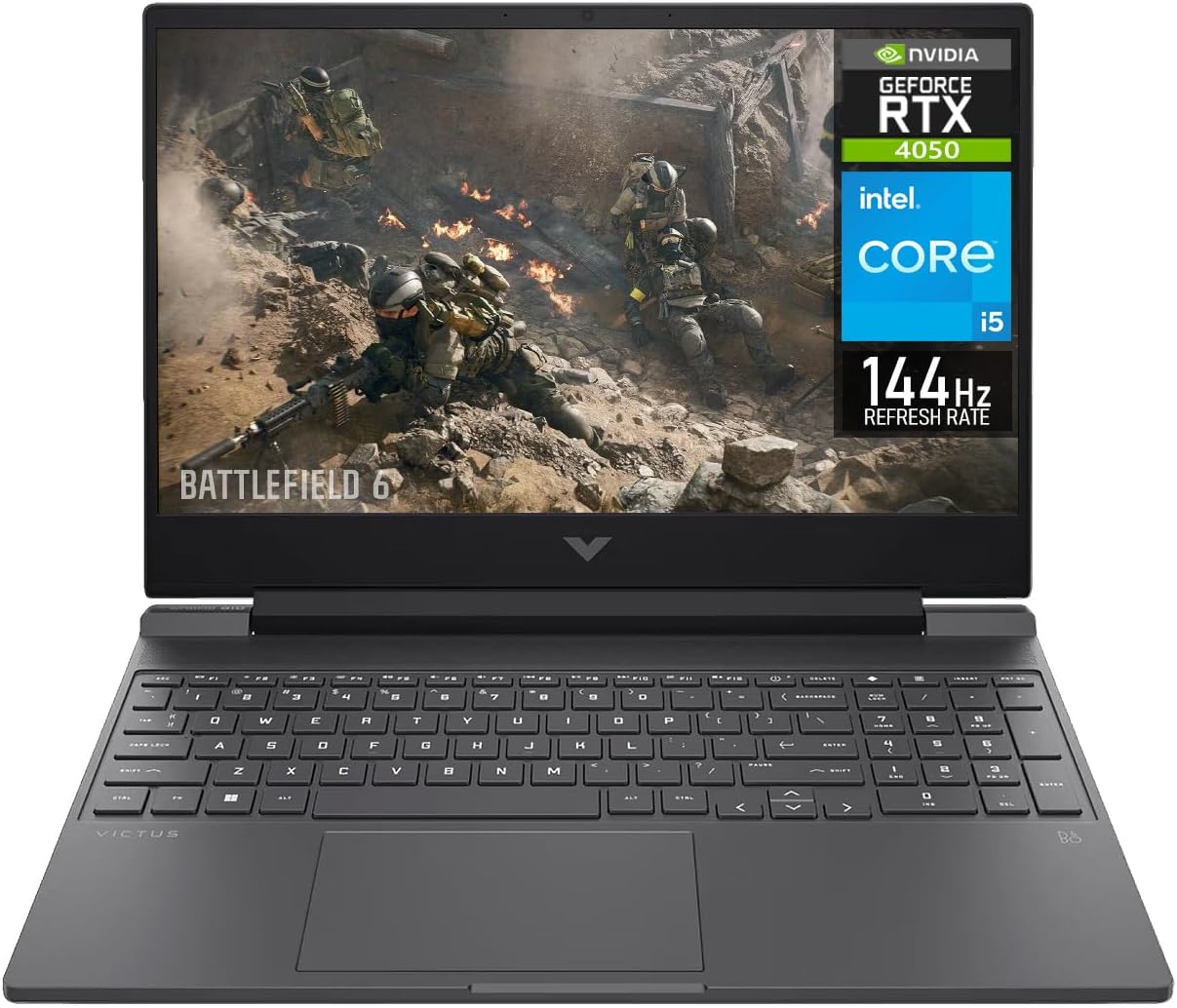 HP Victus 15,6" FHD 144 Hz — Intel Core i5-13420H, 16 Go RAM, 512 Go SSD, RTX 4050, Windows 11 (AE)