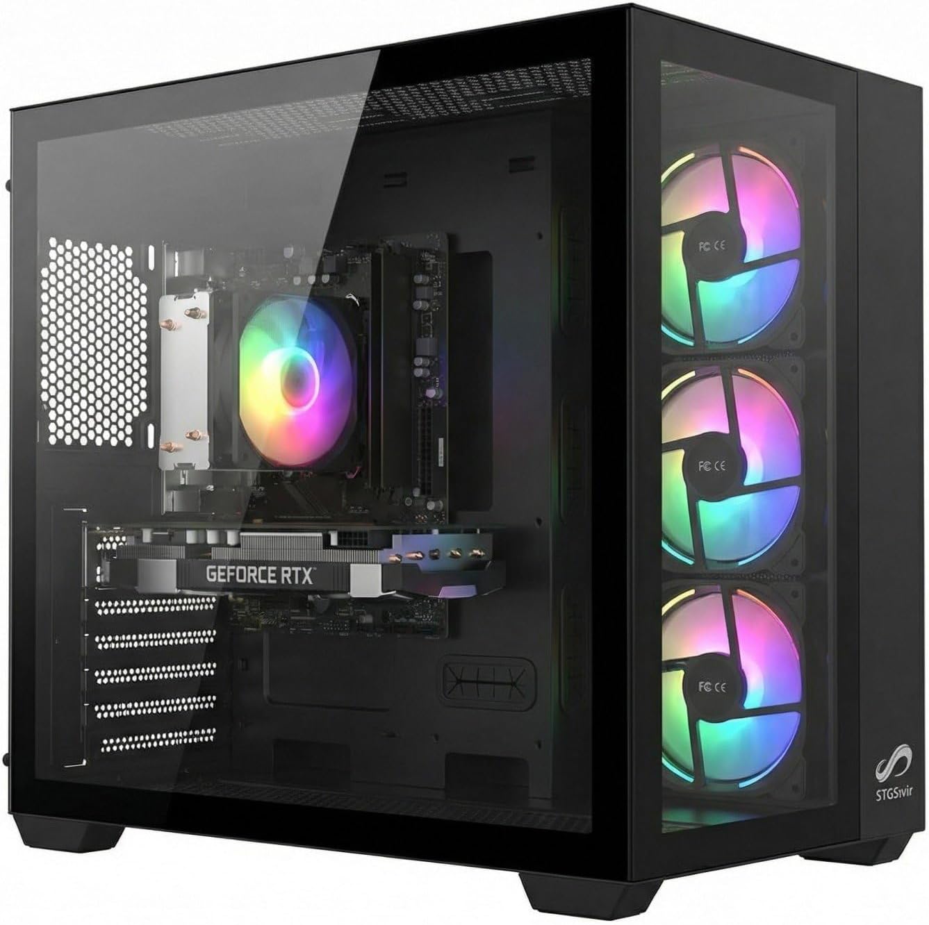 STGsivir — sobremesa gaming GeForce, Windows 11, torre