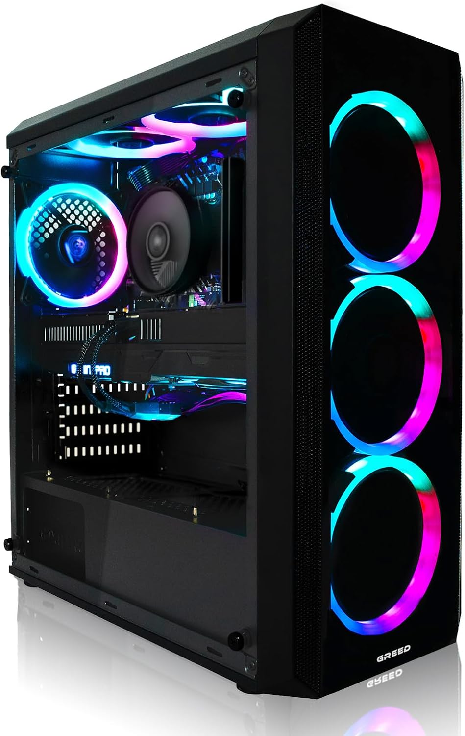 Greed Mk2 Power — Intel Core i7-12700F, NVIDIA GeForce RTX 5060 Ti 16GB, 32GB DDR4, 1TB SSD, Windows 11 Pro
