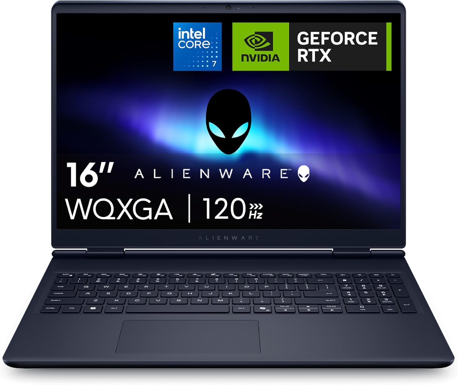 Alienware 16 Aurora Portátil Gaming AC16250 16" QHD+ 120Hz sRGB 100%, Intel Core 7 240H Series 2, NVIDIA GeForce RTX 5060, 16GB RAM, 1TB SSD, Windows 11 Home, Teclado retroiluminado QWERTY – Indigo