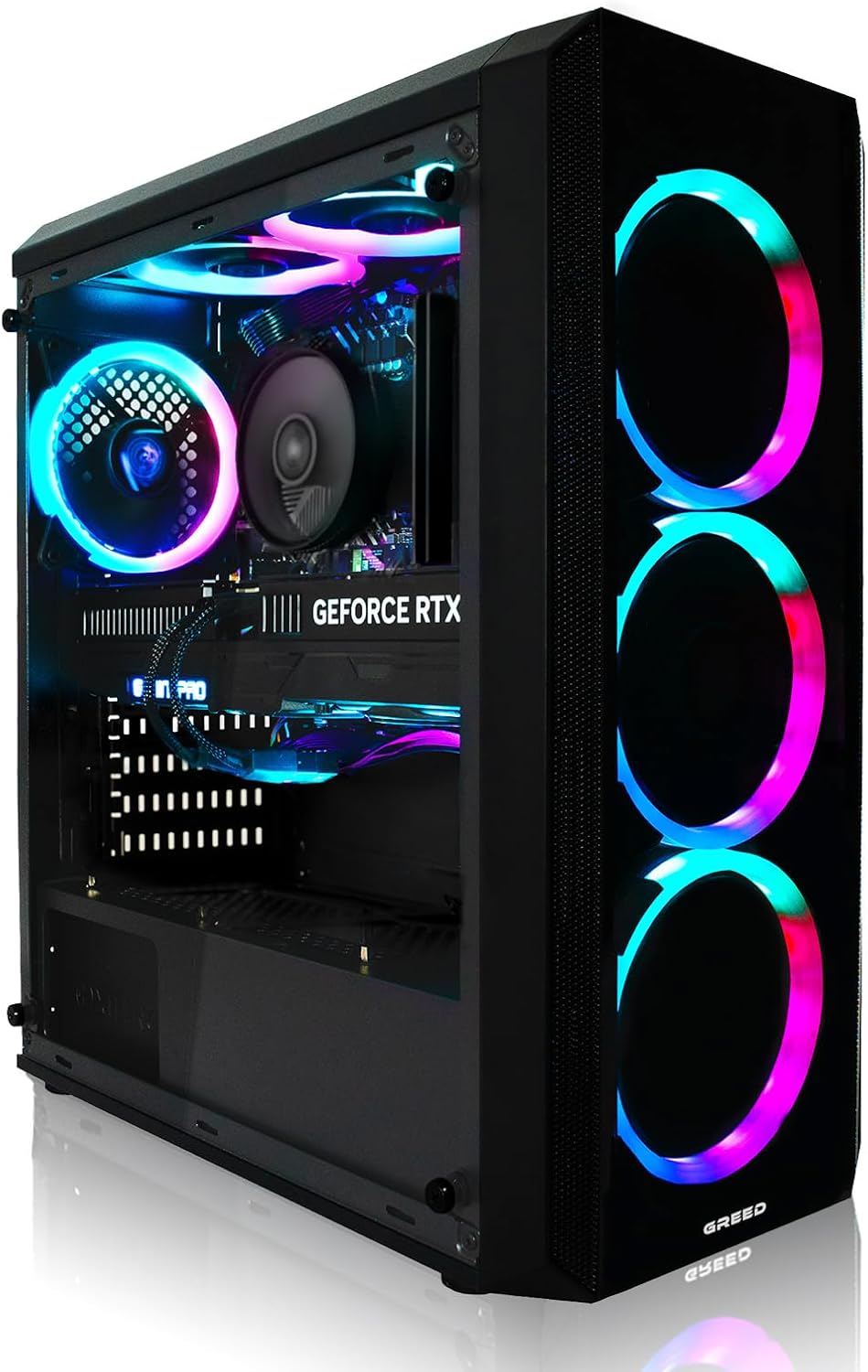 Greed Mk2 Power — Intel Core i7-12700F, NVIDIA GeForce RTX 5060 Ti 16GB, 32GB DDR4, 1TB SSD, Windows 11 Pro
