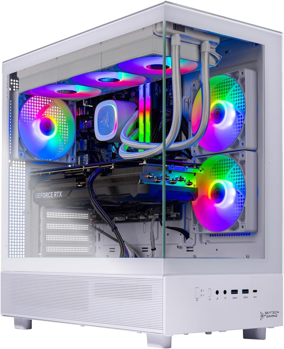 Skytech Gaming — desktop tower, NVIDIA, high-clock CPU