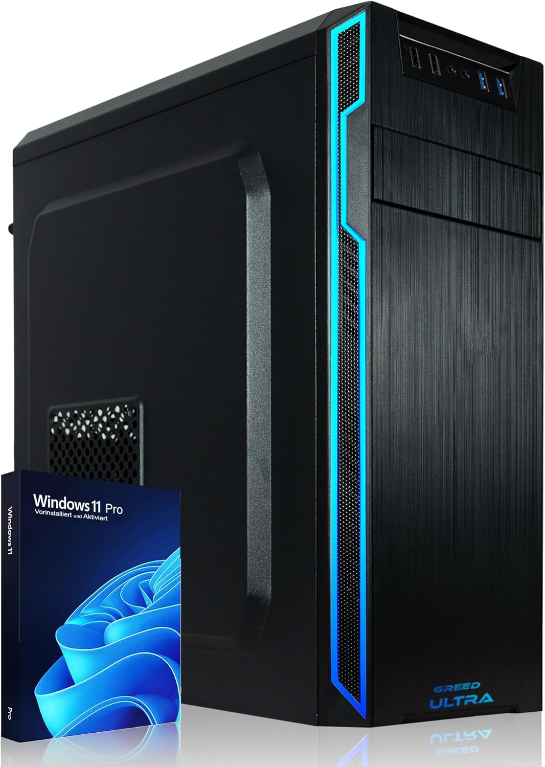 Tour GREED — Intel Core Ultra 7, 16 Go RAM, SSD 1 To + HDD 1 To, Windows 11 Pro (PL)