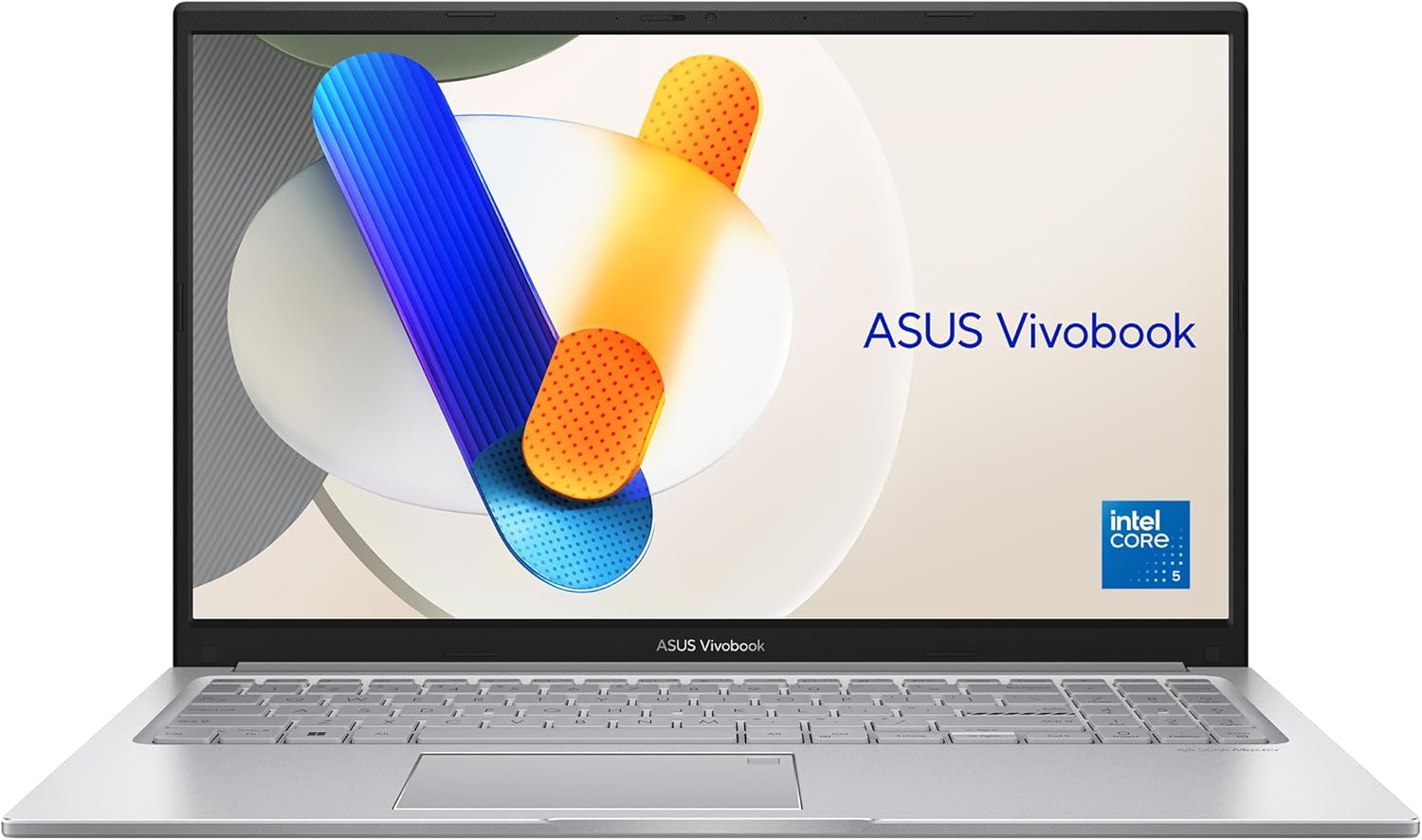 Asus Vivobook 15 Slim Laptop | Intel Core i7-1355U, Intel Iris X Graphics, 16GB RAM, 512GB SSD, 15.6"FHD Display, Win11 - Cool Silver [X1504VA-BQ715W]