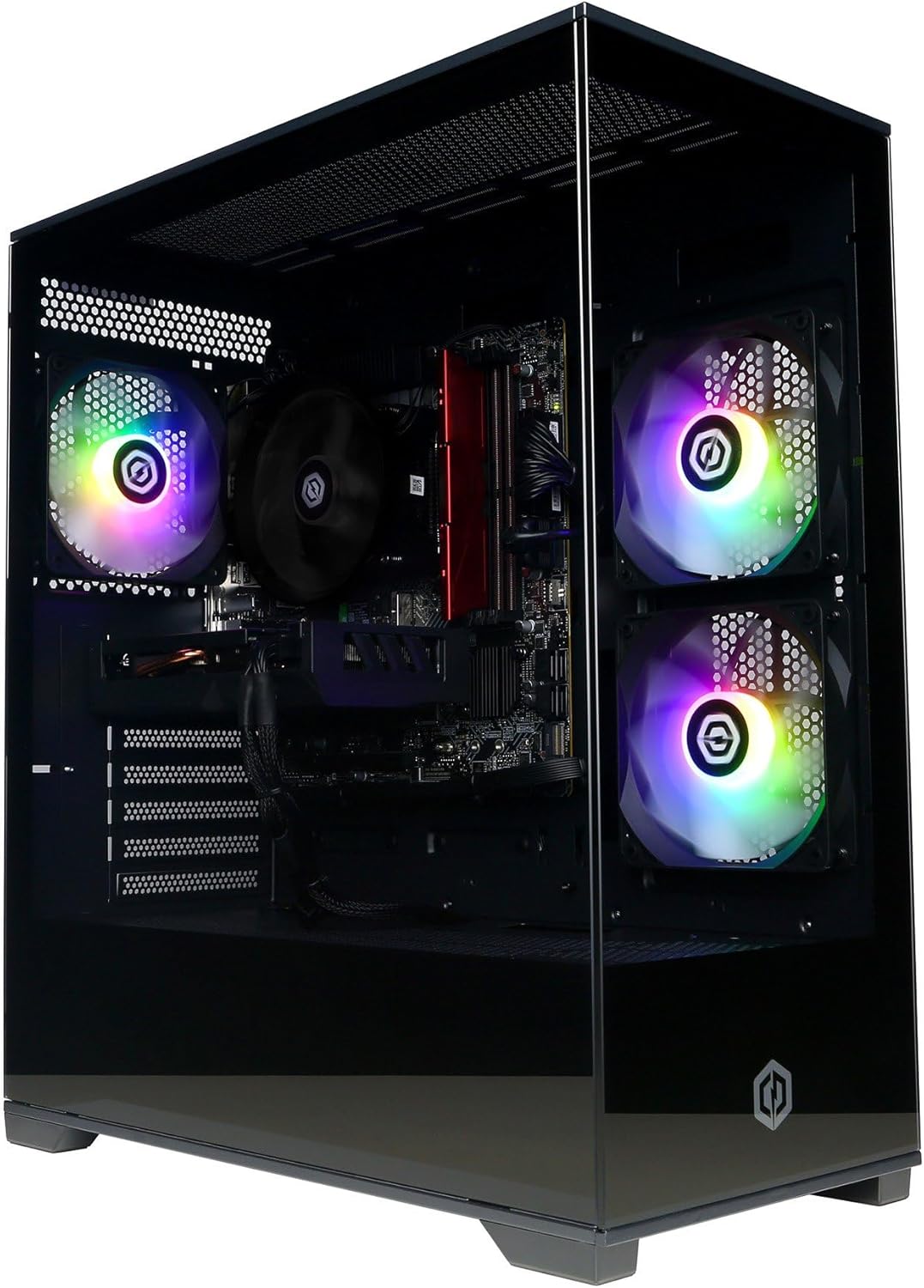 CYBERPOWERPC Wyvern — sobremesa gaming estética panorámica / cristal