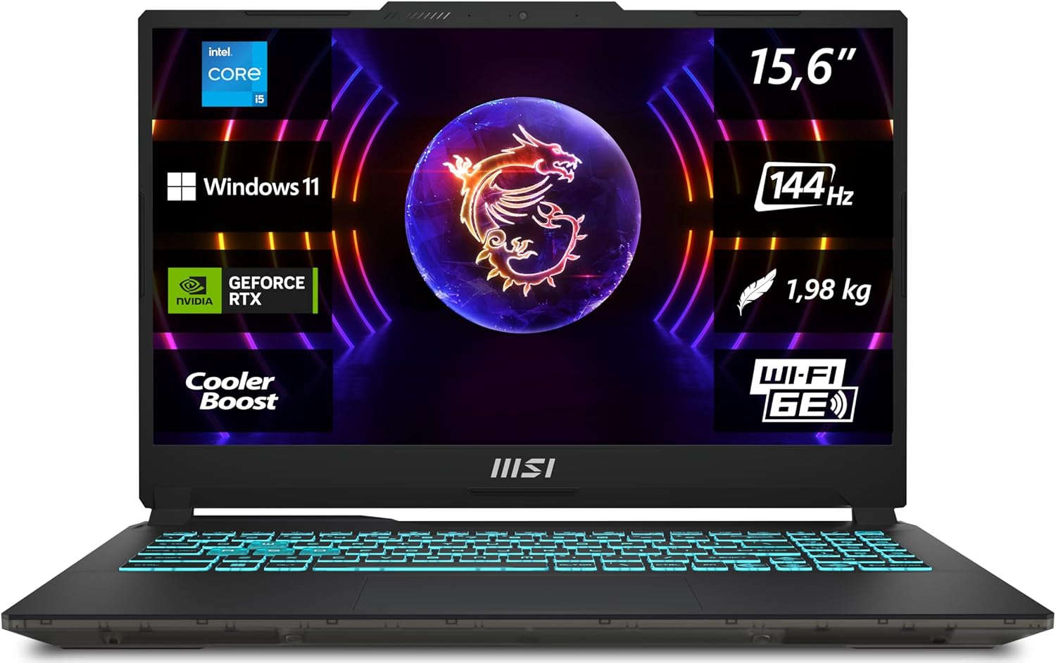Portable gaming MSI Thin 15 A13VE — Intel Core i5-13420H, NVIDIA GeForce RTX (SE)