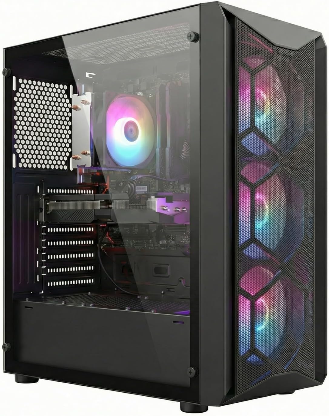 STGsivir — AMD Ryzen 7 5700X, NVIDIA GeForce RTX 3060 12GB, 32GB DDR4, 1TB SSD, WiFi 6, Windows 11 Pro (IE)