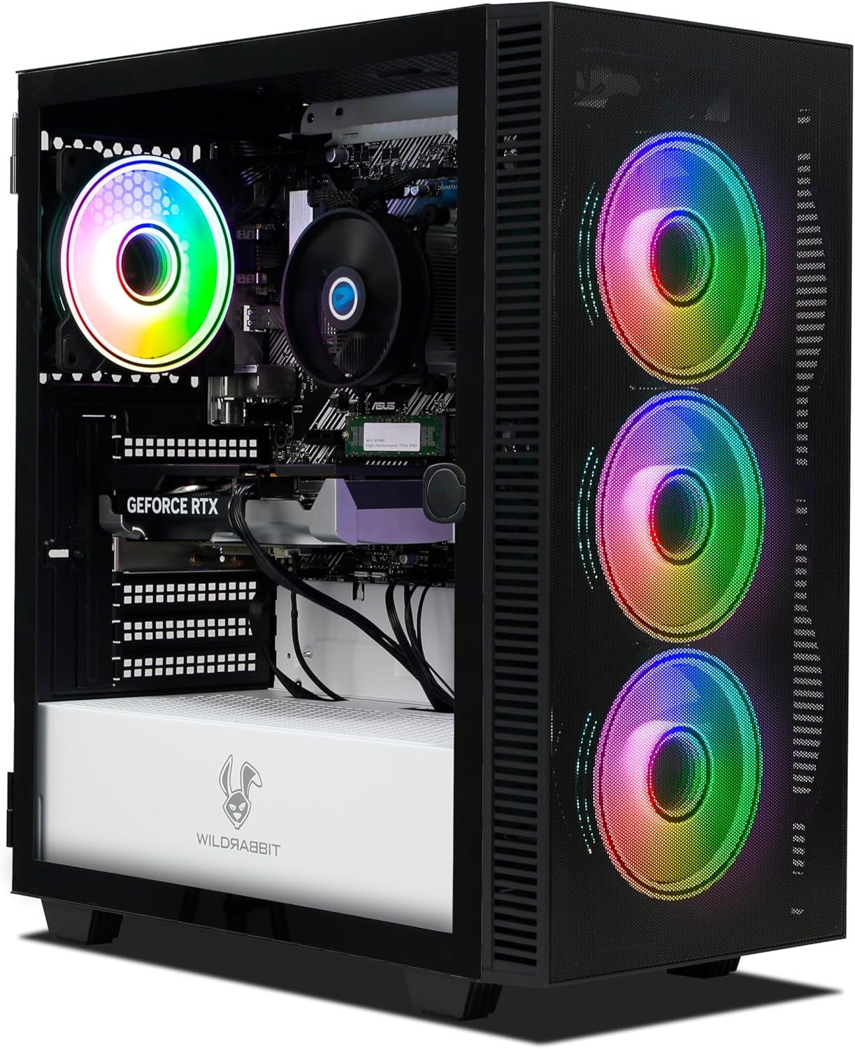 Ankermann Radiant Gaming V3 | AMD Ryzen 5 5500 | Nvidia GeForce RTX 5060 8GB | 16GB RAM | 1TB NVMe SSD | Windows 11 | WiFi | Libre Office