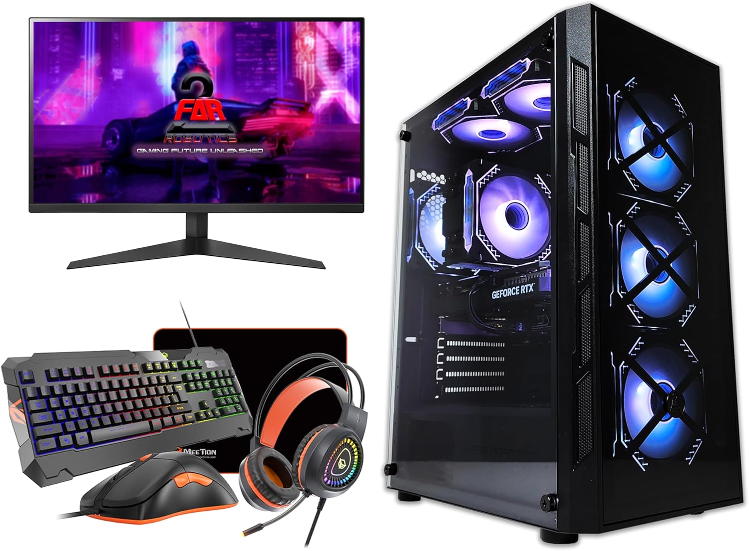ROBOTICS — Intel i7-12700F, RTX 5060, tour gaming complète (AE)