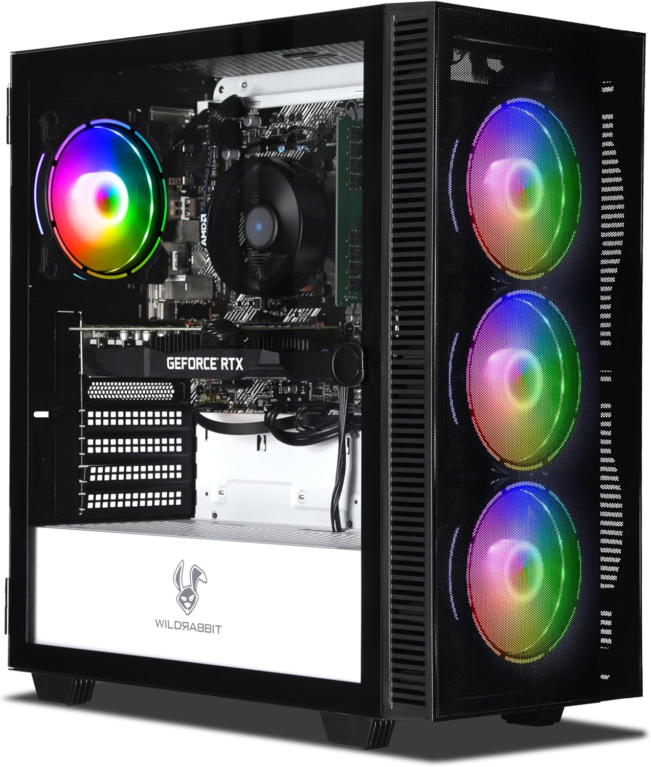 Ankermann Phantom Gaming V3 | AMD Ryzen 5 5500 | Nvidia GeForce RTX 3050 6GB | 16GB RAM | 1TB NVMe SSD | Windows 11 | WiFi | Libre Office